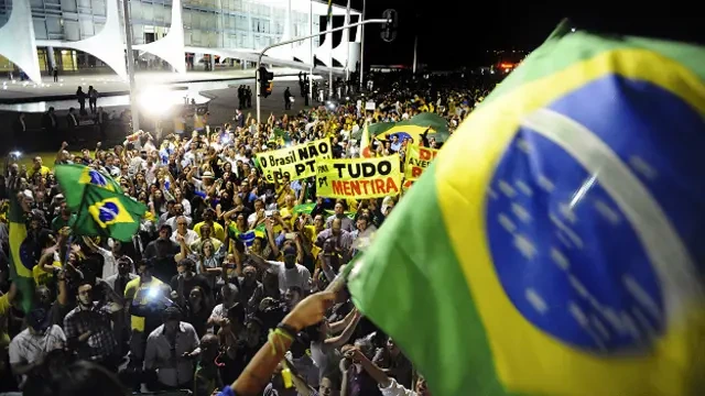 Manifestaciones en Brasil en contra del régimen de Lula