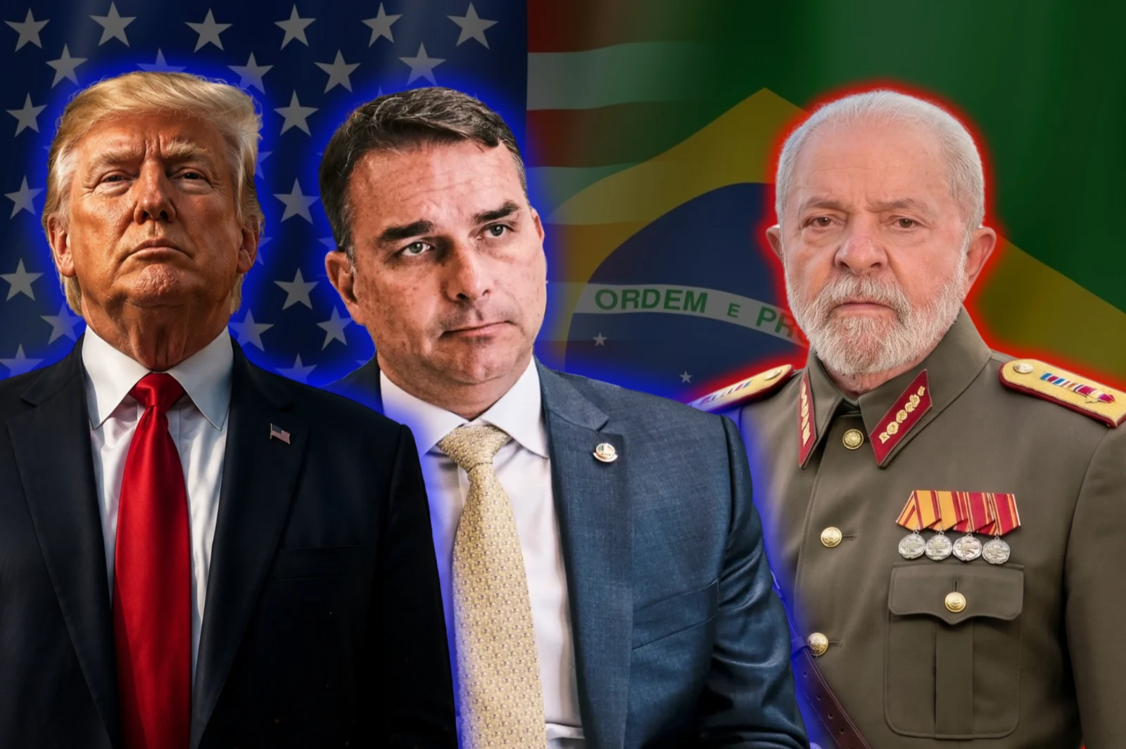 Trump respaldó el ingreso de Flávio Bolsonaro y su familia a Estados Unidos tras el fraude electoral en Brasil