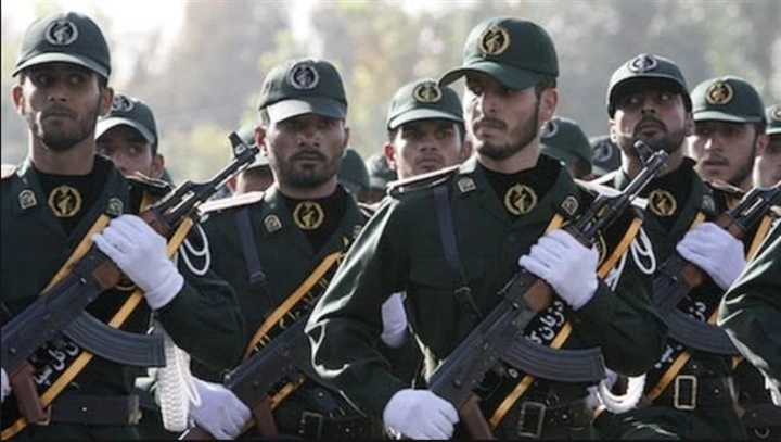 Terroristas de los Guardianes de la Revolución Islámica