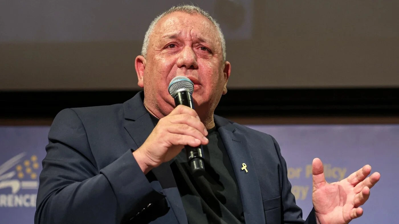 El lider opositor israelí Gadi Eisenkot