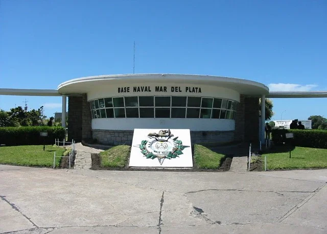 La base naval de Mar del Plata.