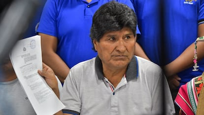 El ex dictador boliviano Evo Morales