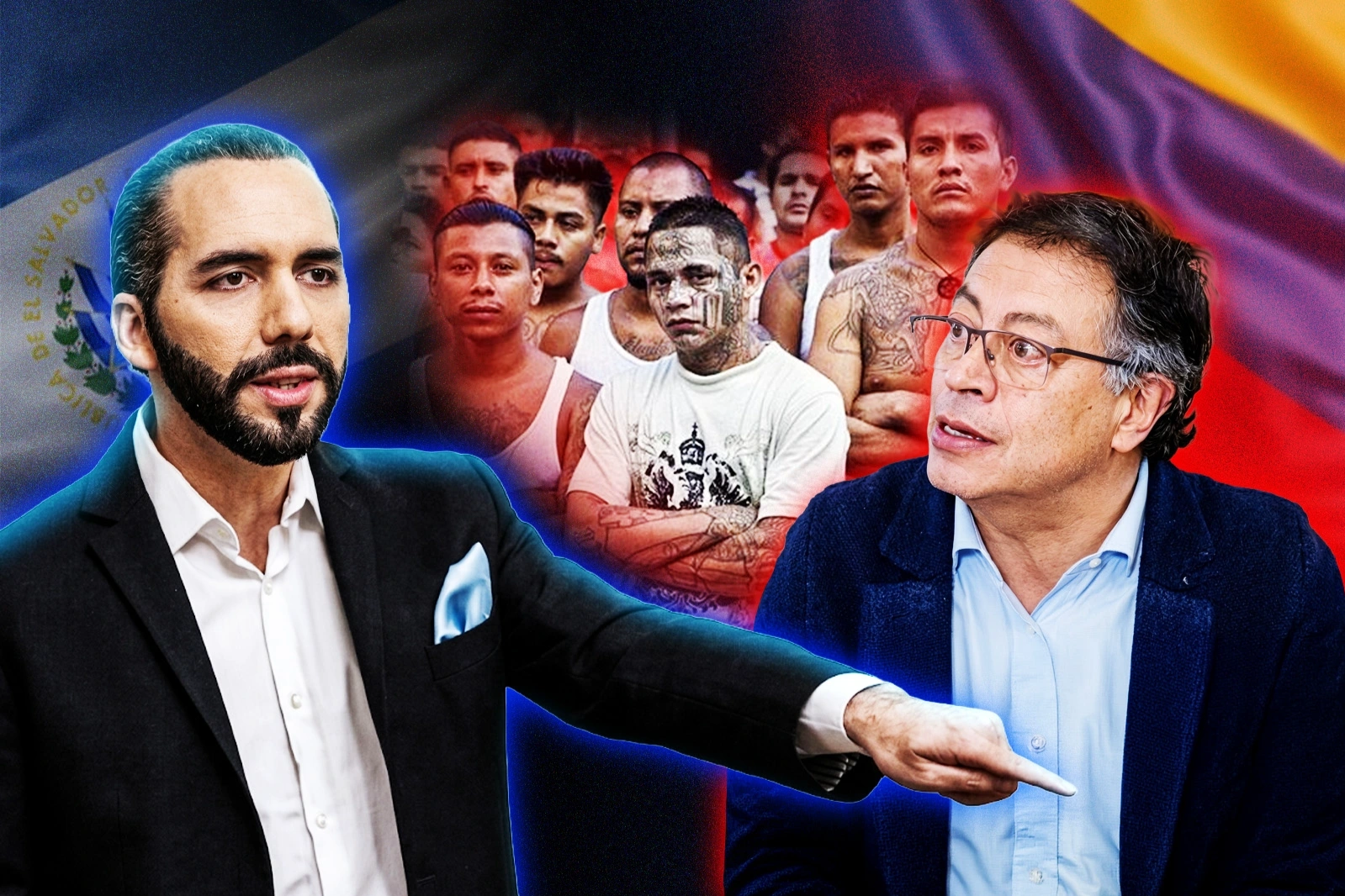 Nayib Bukele desafió al comunista Petro y le ofreció enviarle todos los presos de El Salvador