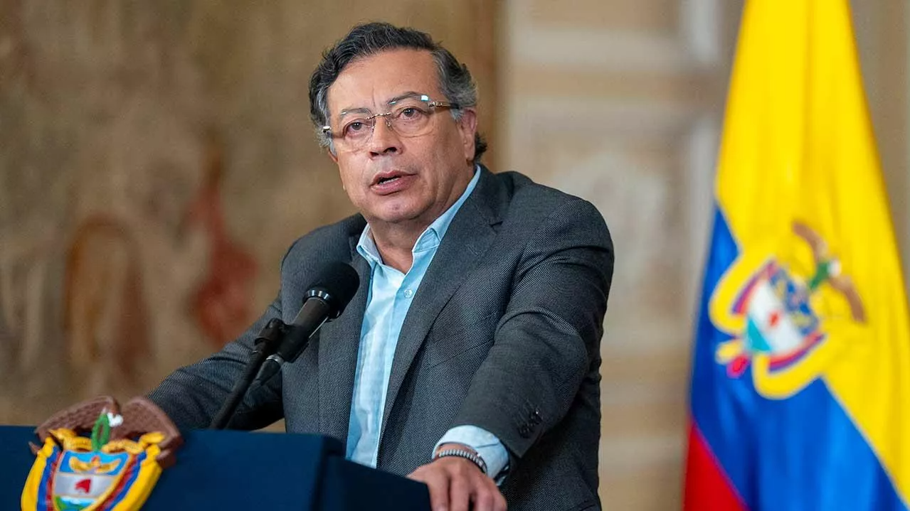 El presidente de Colombia, Gustavo Petro