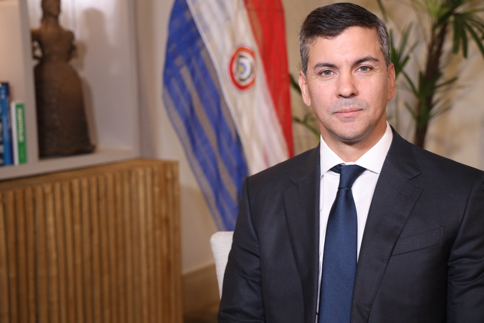 El presidente paraguayo Santiago Peña