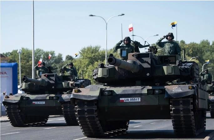 Battle tanks of the Polish Army