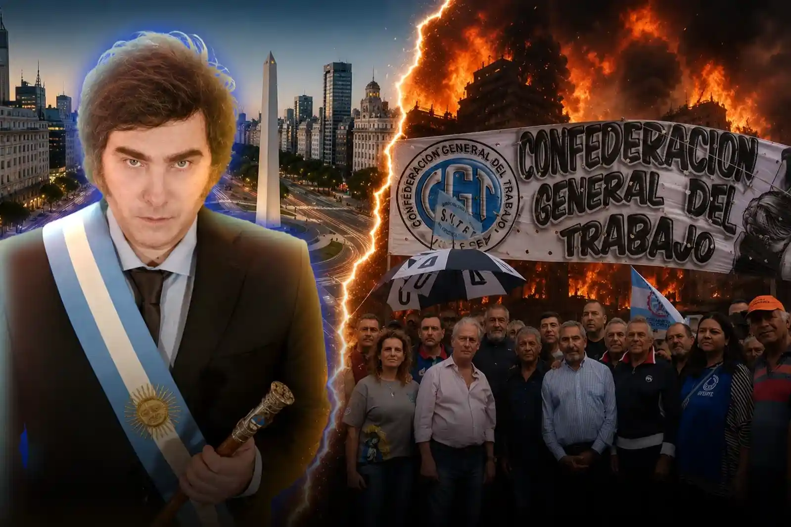 La CGT no pudo contra la Reforma Laboral de Milei.