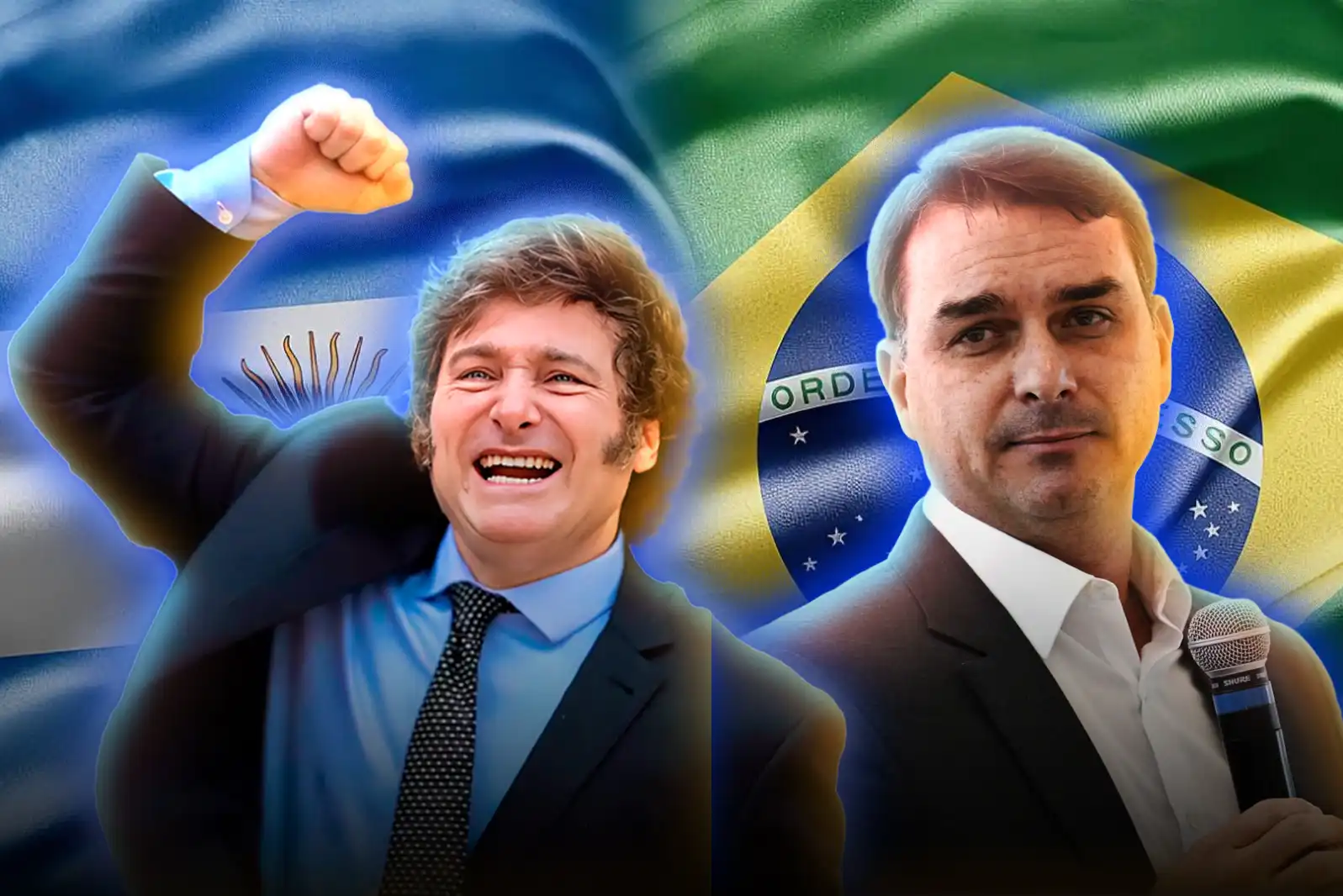 Milei confirmó que viajará a Brasil para apoyar la candidatura de Flávio Bolsonaro