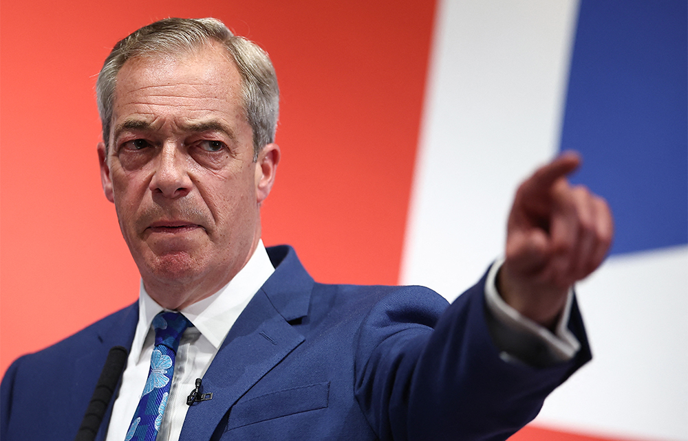 Reform UK leader Nigel Farage