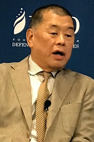 The businessman and activist Jimmy Lai