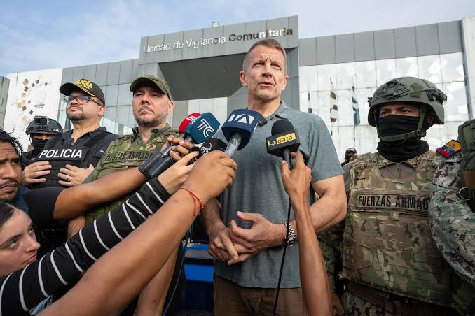 El fundador de Blackwater Erik Prince