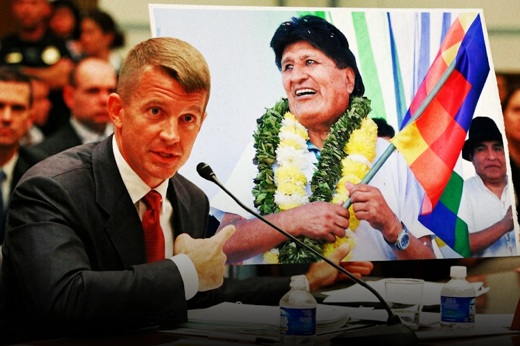 El fundador de Blackwater denunció que grupos armados colombianos ingresaron a Bolivia para apoyar a Evo Morales