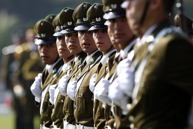 Los carabineros de Chile 