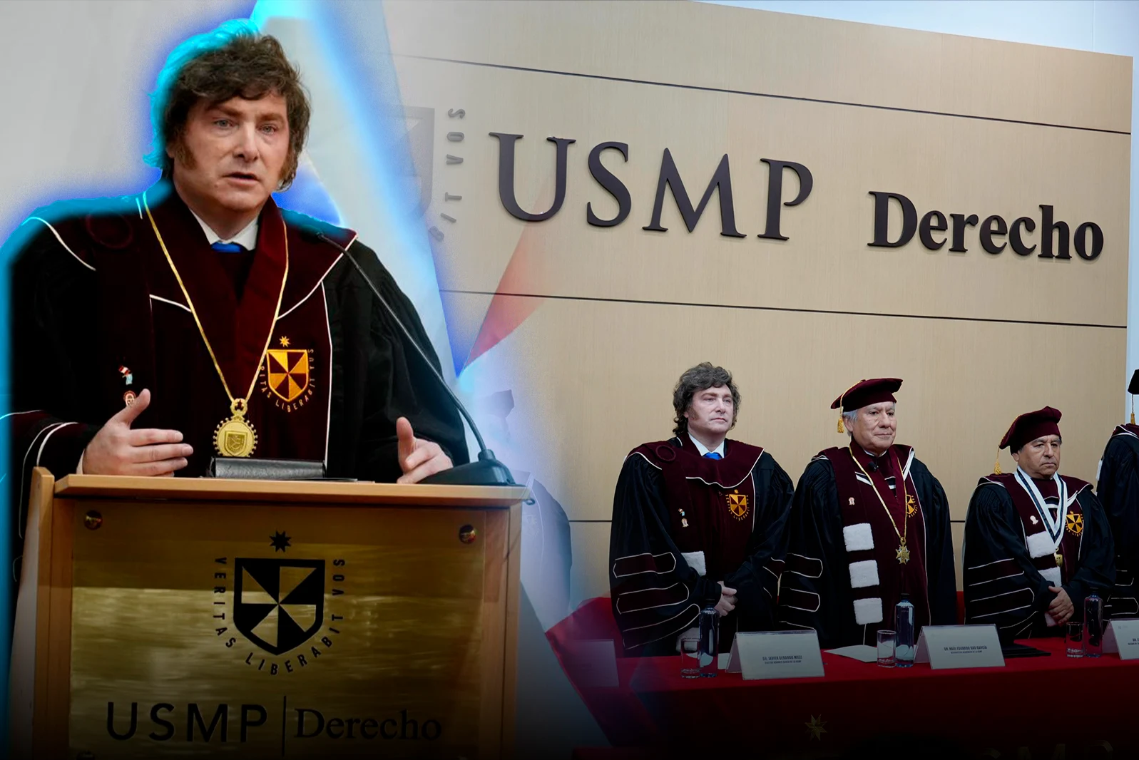 Javier Milei fue nombrado Doctor Honoris Causa por la Universidad San Martín de Porres