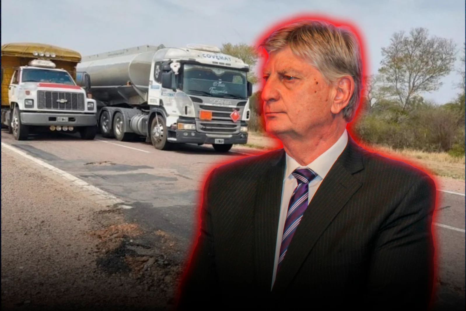 El gobernador peronista de La Pampa quiere cobrar un nuevo impuesto a los camiones que van a Vaca Muerta