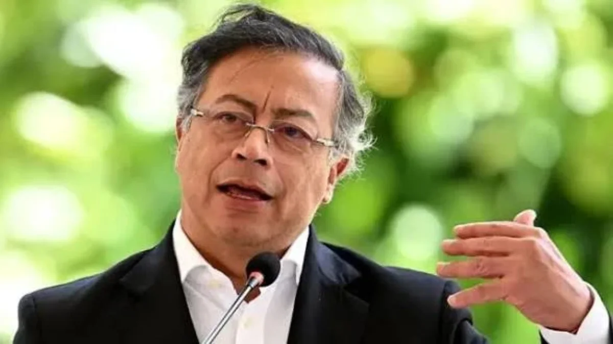 The communist president of Colombia Gustavo Petro