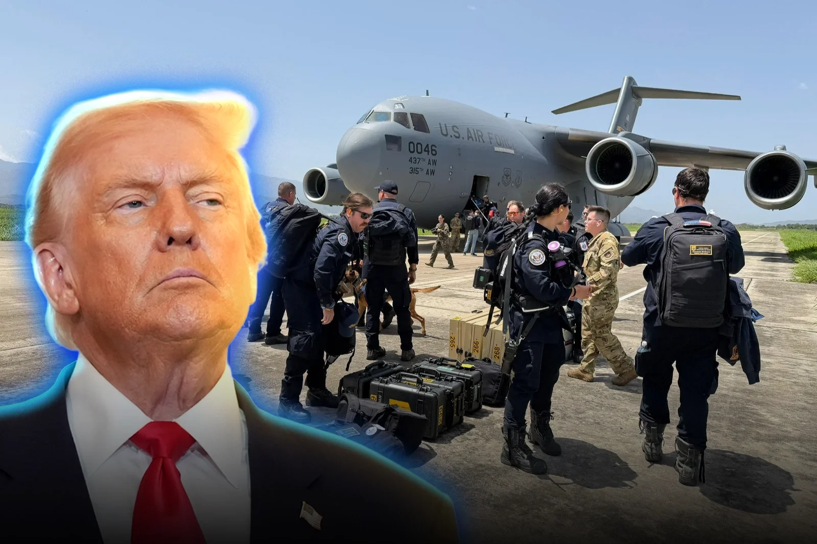 Estados Unidos mandó más de USD 300 millones en ayuda a Venezuela y desplegó marines para la reconstrucción
