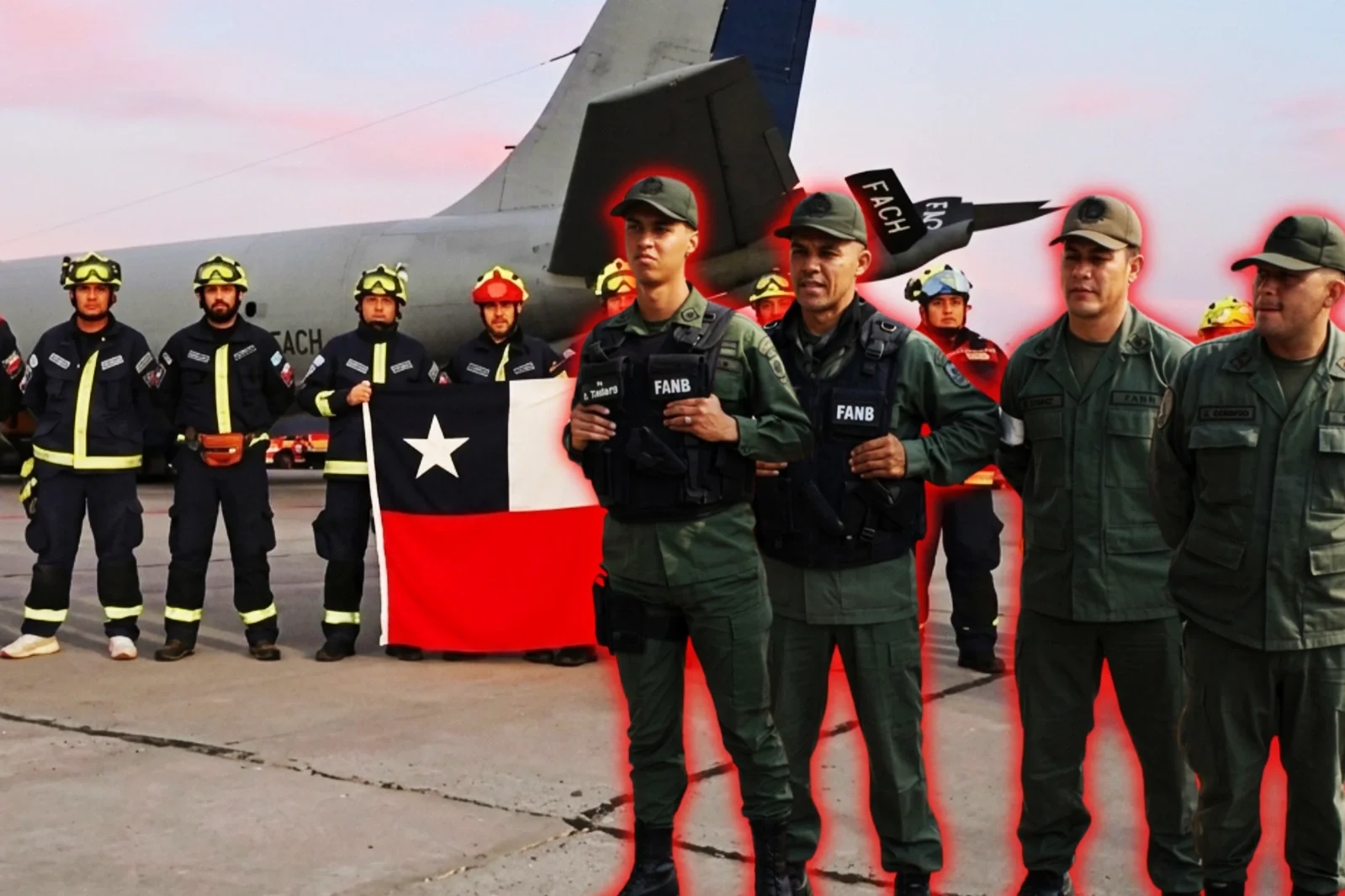 Chilean rescuers reported that Venezuelan soldiers are obstructing search efforts for fear of espionage