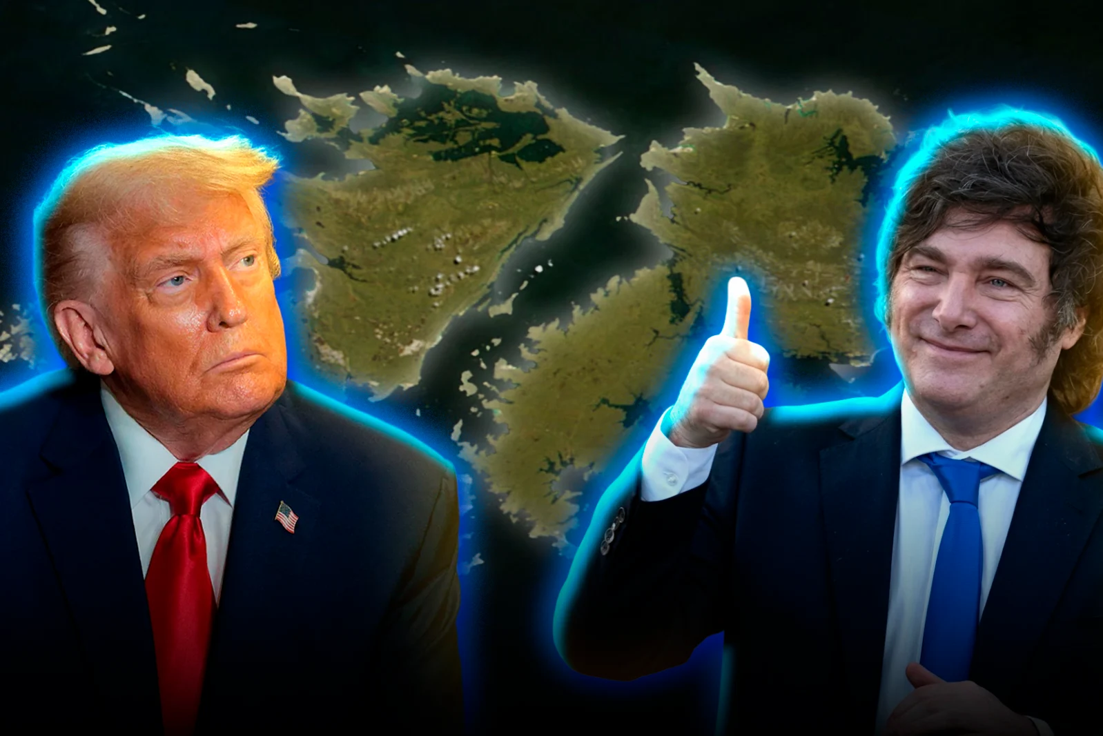 Trump confirmó que EEUU revisa su histórica neutralidad sobre las Islas Malvinas
