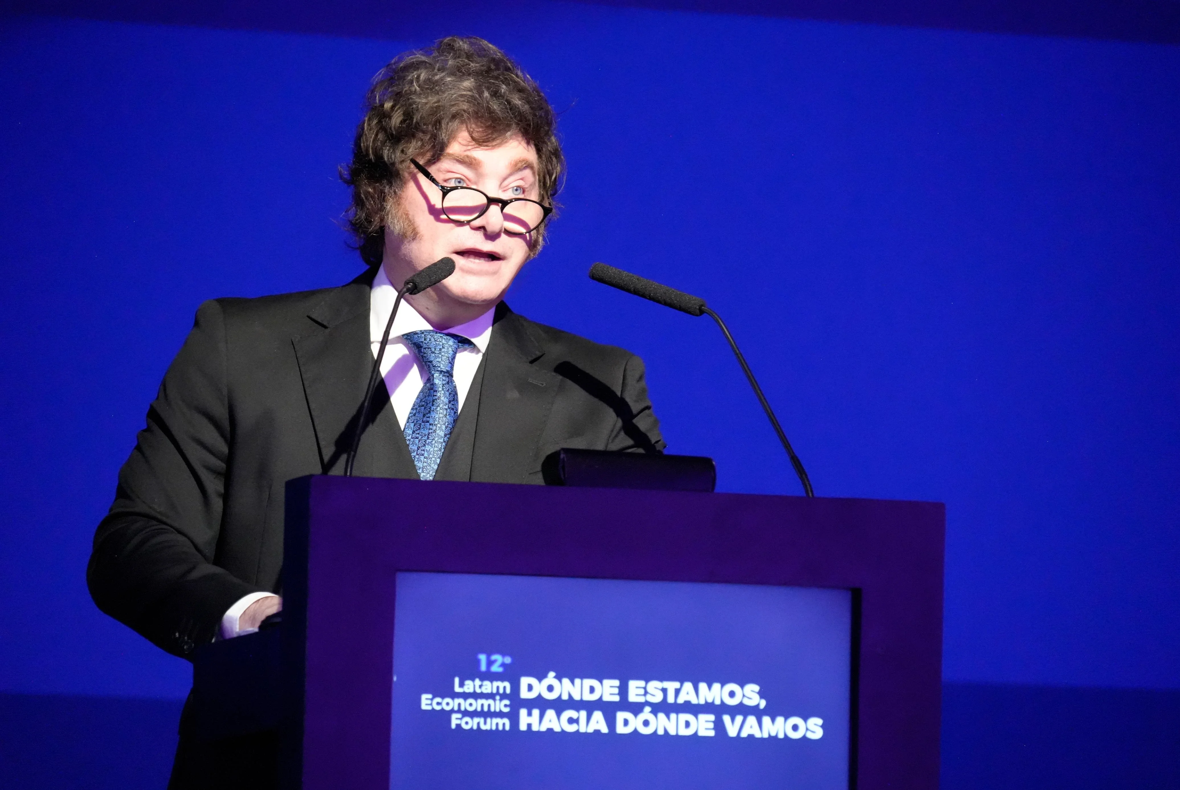 Milei en el Latam Economic Forum: Defendió el rumbo económico y denunció intentos de desestabilización