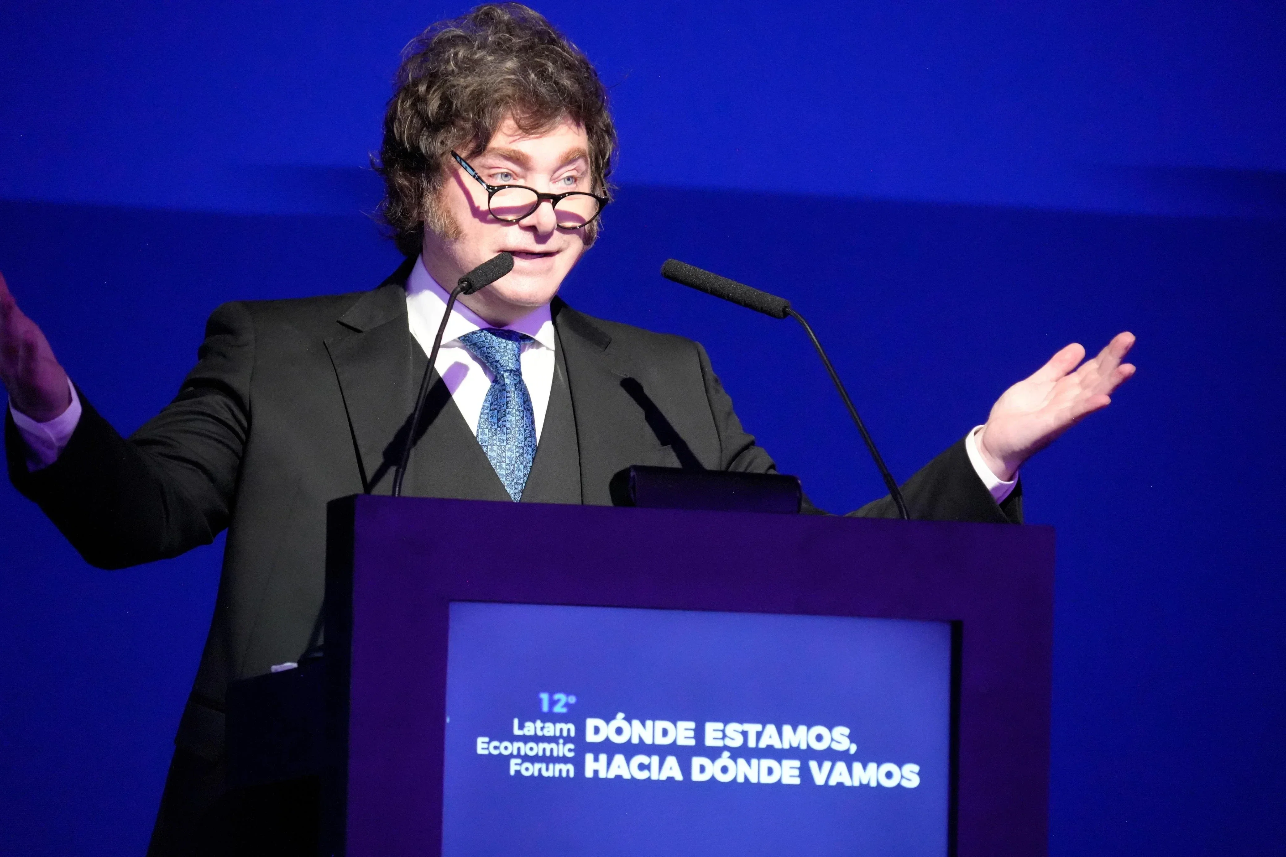 The president, Javier Milei.