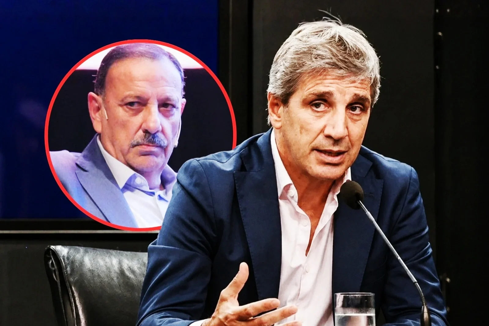 Ricardo Quintela amenazó a Toto Caputo y el ministro lo cruzó: "Para eso ustedes utilizan el poder del Estado"