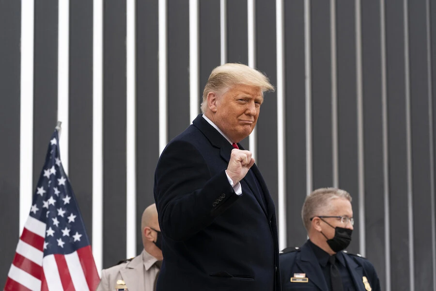 Trump hablará en cadena nacional el próximo jueves. 