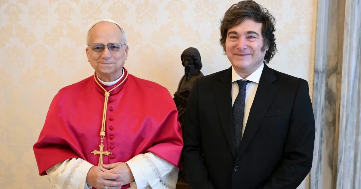 Javier Milei and Pope Leo XIV