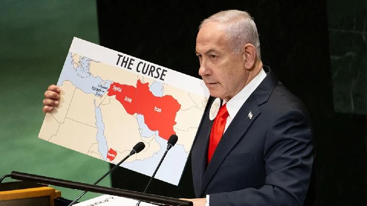 Benjamín Netanyahu en la ONU