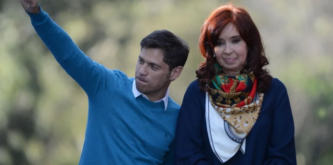 Axel Kicillof y Cristina Kirchner.