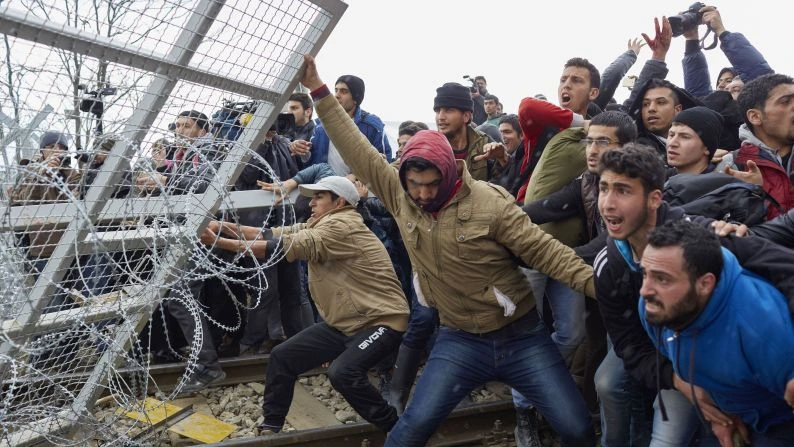 Inmigrantes ilegales.
