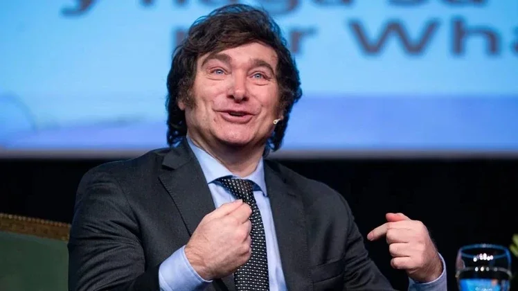 The president, Javier Milei.