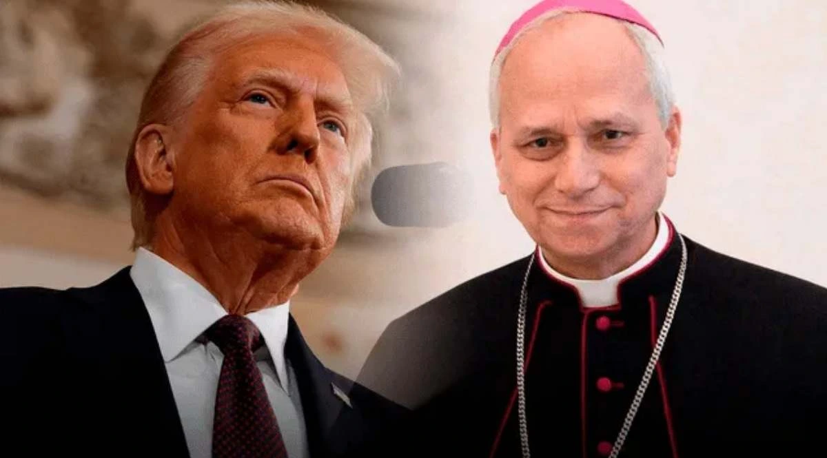 Donald Trump and Pope Leo XIV