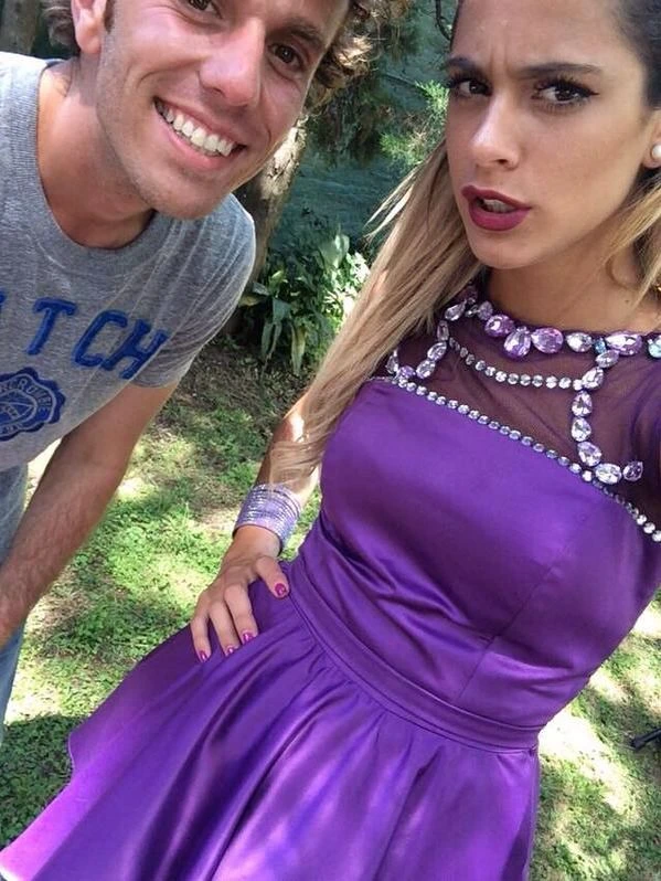 Tini Stoessel junto a Pancho CIa