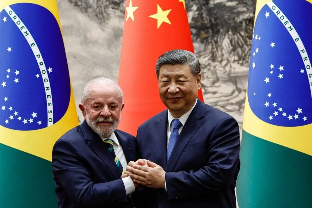 Lula da Silva y Xi Jinping.