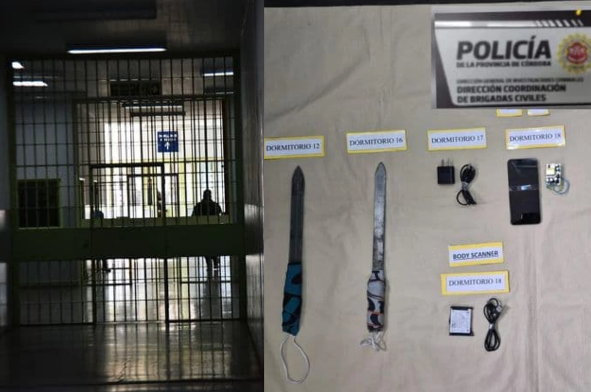 Algunos de los elementos secuestrados en Bouwer