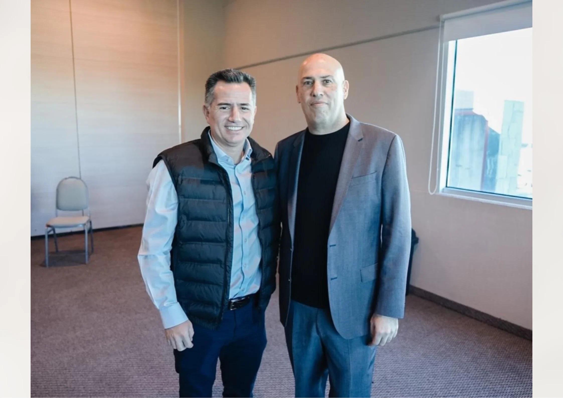 Participó del encuentro el presidente del Banco Nación Darío Wasserman y el diputado cordobés Gabriel Bornoroni