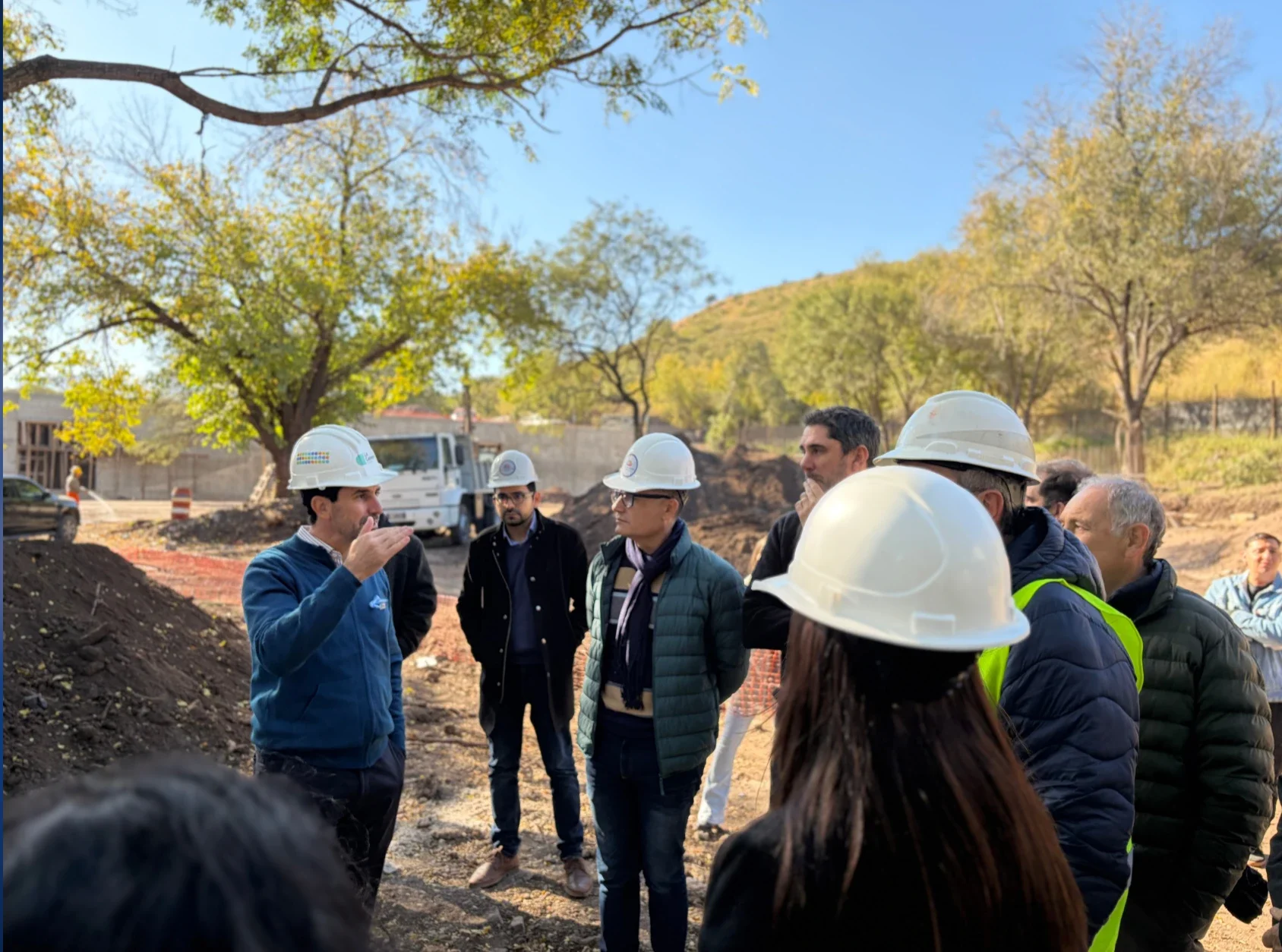 El intendente Rambaldi supervisa el avance de la obra del CTR.