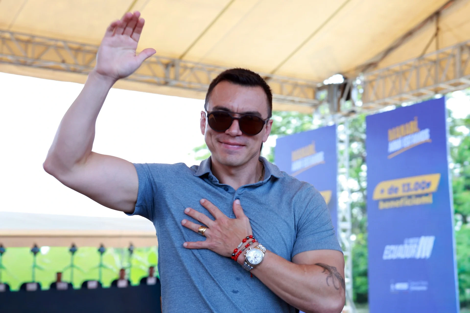 El presidente Daniel Noboa destacó crecimiento económico y avances en seguridad en Ecuador