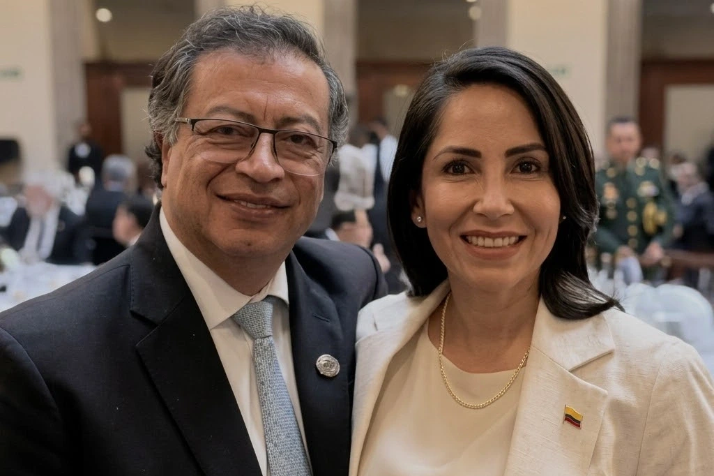 Luisa González reappears in Spain with Gustavo Petro at the height of progressivism