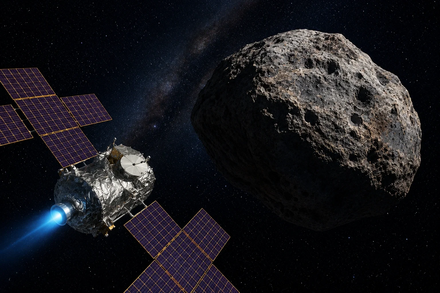 La NASA avanza hacia Psyche: el asteroide que valdría 300 veces la economía mundial
