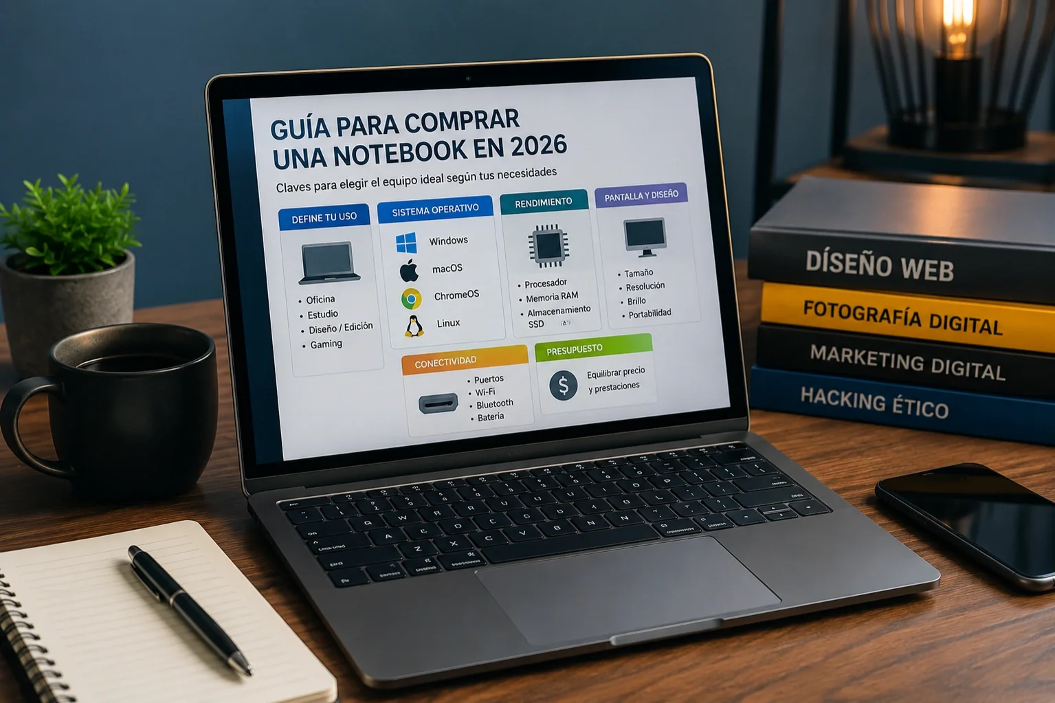 No compres una notebook sin considerar estas características clave