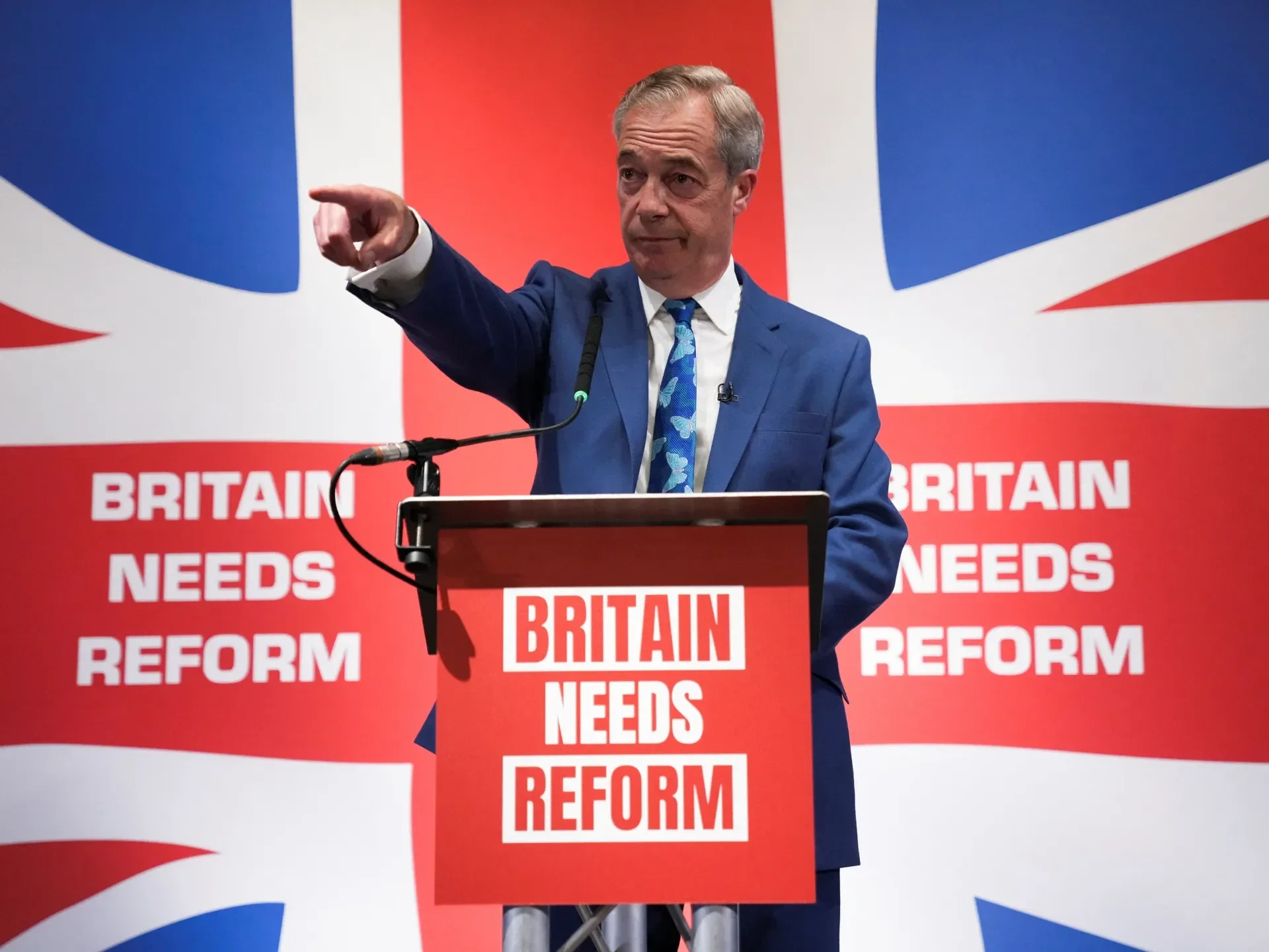 Nigel Farage of Reform UK