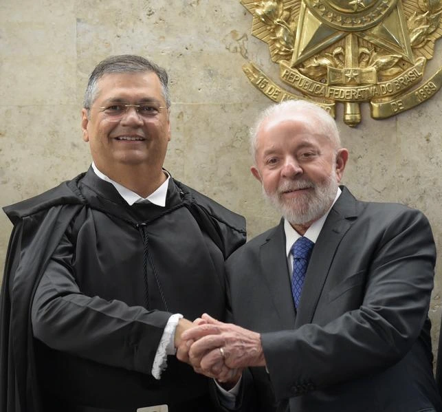 Lula da Silva y Flávio Dino.