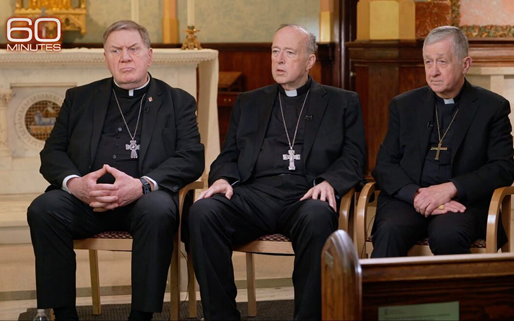 Cardinals Blase Cupich, Robert McElroy and Joseph Tobin came out on CBS defenestrating the administration.