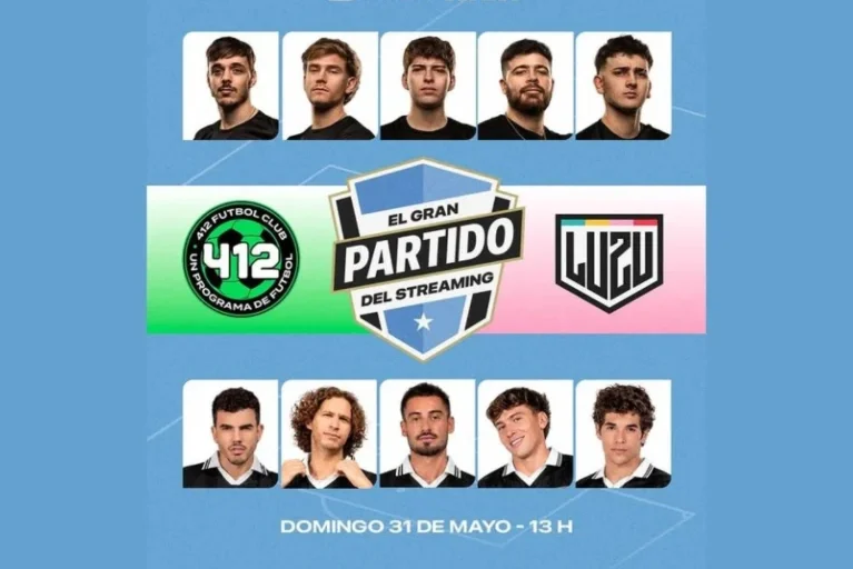 El impresionante récord de audiencia que tuvo el partido entre Luzu TV y 412