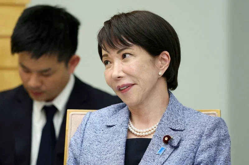 The Prime Minister of Japan, Sanae Takaichi.