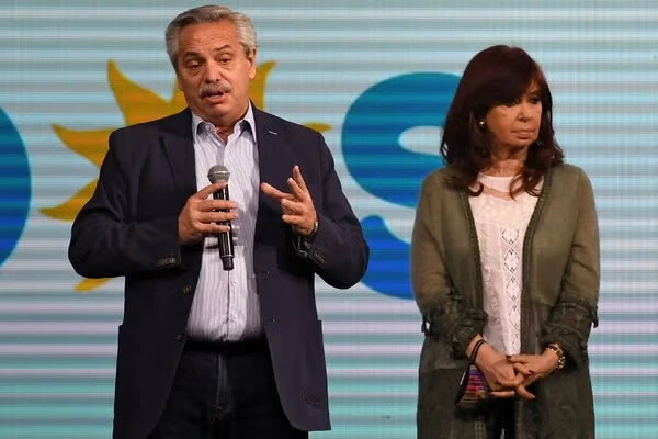 Alberto Fernández y Cristina Kirchner.