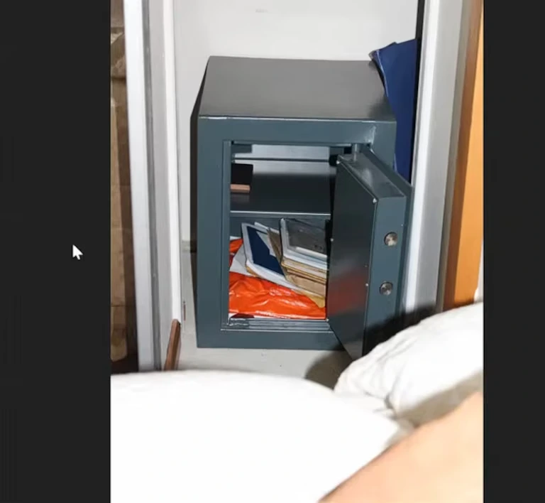 Una de las cajas fuertes de El Calafate.