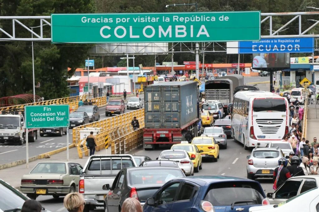 Border between Ecuador and Colombia